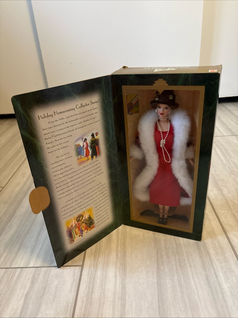 Hallmark Holiday Voyage Barbie #18651 Holiday Homecoming 1997 NIB